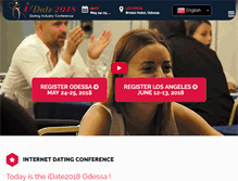 Tablet Screenshot of datingonlineconference.com